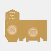 Ballotins Panier dans le Ballotin Baby shower four (Déplié)