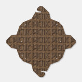 Ballotins Panier de pique-nique Funny Typographie en osier B (Déplié)