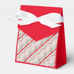 Ballotins Panier rouge avec poignée Noël