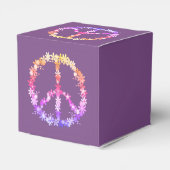 Ballotins Panneau de paix avec fleurs colorées, (Arrière)