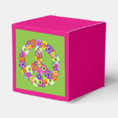 Ballotins Panneau de paix Floral sur Lime Green (Arrière)