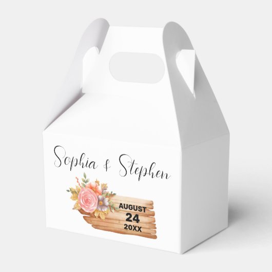 Ballotins Panneau Fleurs et bois d'automne (Verso)