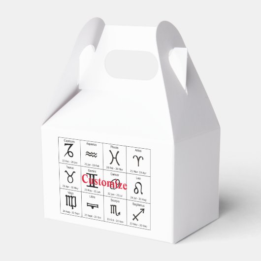 Ballotins Panneau solaire Zodiac Calendrier Astrologie Thund (Verso)