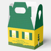 Ballotins Panneau vert et or en bois Realtor Open House (Ouvert)