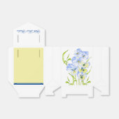 Ballotins Pansies bleues sur un Ballotin (Déplié)