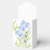 Ballotins Pansies bleues sur un Ballotin (Ouvert)