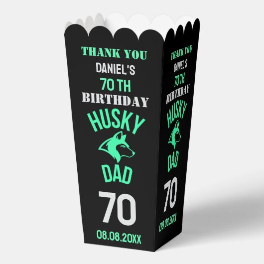 Ballotins Papa Husky, Papa Chien Anniversaire (Recto)