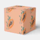 Ballotins Papaye Fruit Tropical Merci Cadeau de Mariage (Arrière)