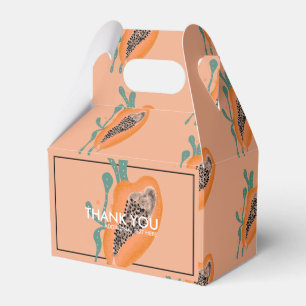 Ballotins Papaye Fruit Tropical Merci Cadeau de Mariage 