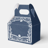 Ballotins Papel Picado Boda Mexican Rustic Blue Wedding (Arrière)