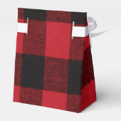 Ballotins Papier de tente Ballotin Rouge Plaid Ours noir (Arrière)