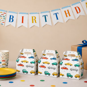 Ballotins Papier d'emballage d'anniversaire thème Transport