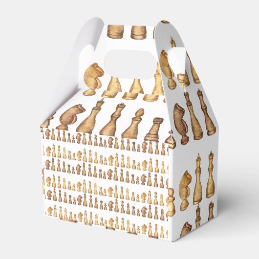 Ballotins papier d'emballage motif d'échecs (Verso)