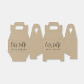 Ballotins Papier Kraft Parlons Immo Immobilier (Déplié)