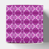 Ballotins Papier peint Art Déco motif - violet profond et bl (Haut)