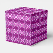 Ballotins Papier peint Art Déco motif - violet profond et bl (Arrière)