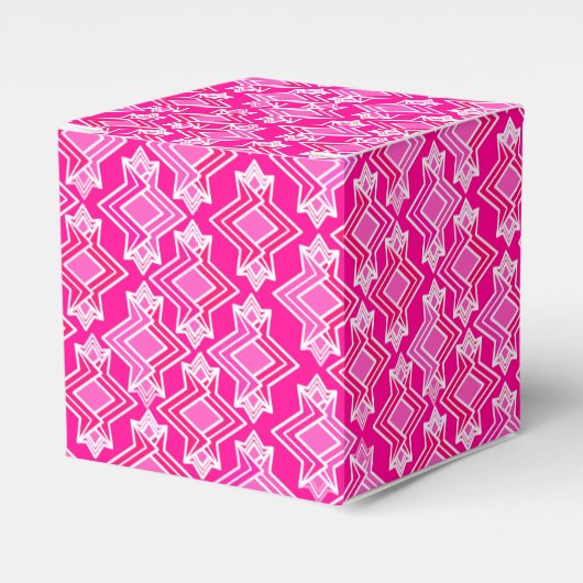 Ballotins Papier peint Art Déco, rose fuchsia (Verso)