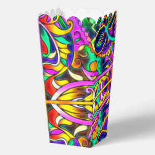 Ballotins Papier peint fractal coloré 28