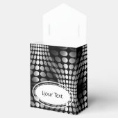 Ballotins Papier peint Vagues pointillé noir et blanc (Ouvert)