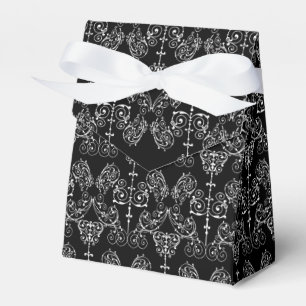 Ballotins Papier peint vintage Damask - blanc + votre dossie