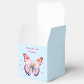 Ballotins Papillon aquarelle en rose violet et bleu (Ouvert)