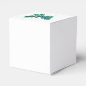 Ballotins Papillon aux plumes de paon vert (Arrière)