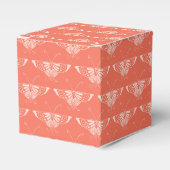 Ballotins Papillon Deco stylisé - corail orange (Verso)