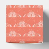 Ballotins Papillon Deco stylisé - corail orange (Haut)