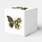 Ballotins Papillon Fleur d'Or avec Orchidée Noire (Arrière)