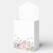 Ballotins Papillon floral rose et violet Pastel (Ouvert)