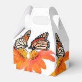 Ballotins Papillon monarque Fleurs de tournesol mexicain Flo (Verso)