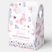 Ballotins Papillon rose violet Jardin Floral Fille Anniversa (Ouvert)