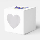 Ballotins Papillon saphir à fleurs (Verso)