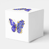 Ballotins Papillon saphir à fleurs (Arrière)