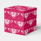 Ballotins Papillon stylisé Déco - rose fuchsia (Arrière)