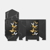 Ballotins Papillons blancs et dorés (Déplié)