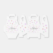 Ballotins Papillons de coeur rose doux 16 Anniversaire (Déplié)