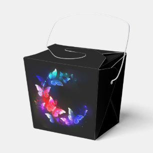 Ballotins Papillons de nuit Neon brillants sur arrière - pla