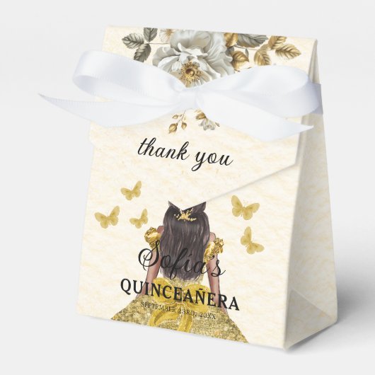 Ballotins Papillons Floral Quinceañera (Verso)