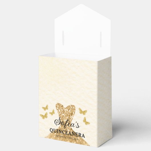 Ballotins Papillons Floral Quinceañera (Ouvert)