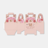 Ballotins Papillons floraux rose joyeux 16e anniversaire (Déplié)
