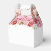 Ballotins Papillons floraux rose joyeux anniversaire (Arrière)