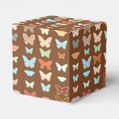 Ballotins Papillons, marron, turquoise et corail (Arrière)