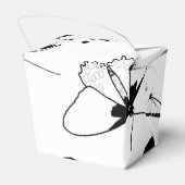 Ballotins Papillons noirs et blancs (Arrière)