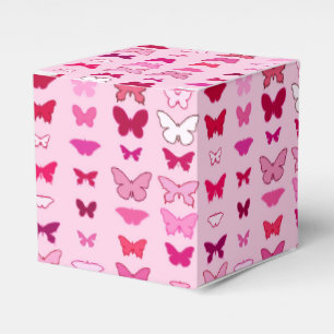 Ballotins Papillons, nuances roses et fuchsia