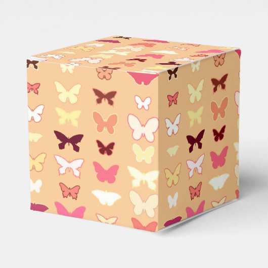 Ballotins Papillons, orange, jaune et corail (Verso)