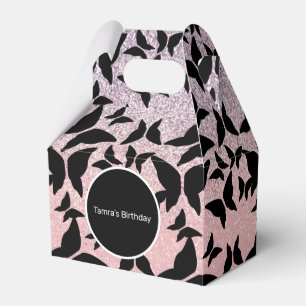 Ballotins Papillons Parties scintillant rose fête d'annivers