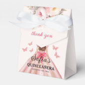 Ballotins Papillons quinceañera rose rose pâle (Verso)