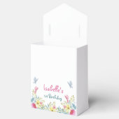 Ballotins Papillons rose Aquarelle Floral Anniversaire (Ouvert)