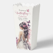 Ballotins Papillons rose Mariage Floral Fête des mariées (Verso)